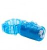 Big OMG Vibrating Ring – Blue-Clear