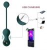 MAGIC MOTION - CRYSTAL DUO SMART KEGEL VIBRATOR WITH WEIGHT SET