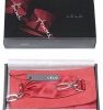 Sutra Chainlink Cuffs Purple & Red