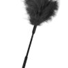 FEATHER TICKLER 7..BLACK & PURPLE & RED