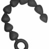 SILICONE ANAL BEADS: BLACK