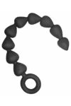 SILICONE ANAL BEADS: BLACK