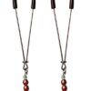 Ruby Black Nipple Clips