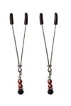 Ruby Black Nipple Clips