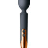 Oriel Rechargeable Wand Black & Copper -  Wand Fuchsia