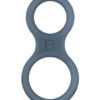 Boners Silicone Cock Ring And Ball Stretcher - Grey