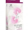 Feather Cuffs Black & Pink