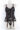 CORSET & G W/RIBBON BLACK L &  RED S