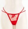 CORSET & G W/RIBBON BLACK L &  RED S