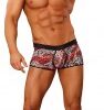 ENH SHORT LEOPARD LAC RED T. S