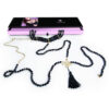 SEDUCTIVE NECKLACE COLLA Y CINTURON PERLAS NEGRAS
