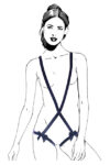Blue Velvet Body Straps